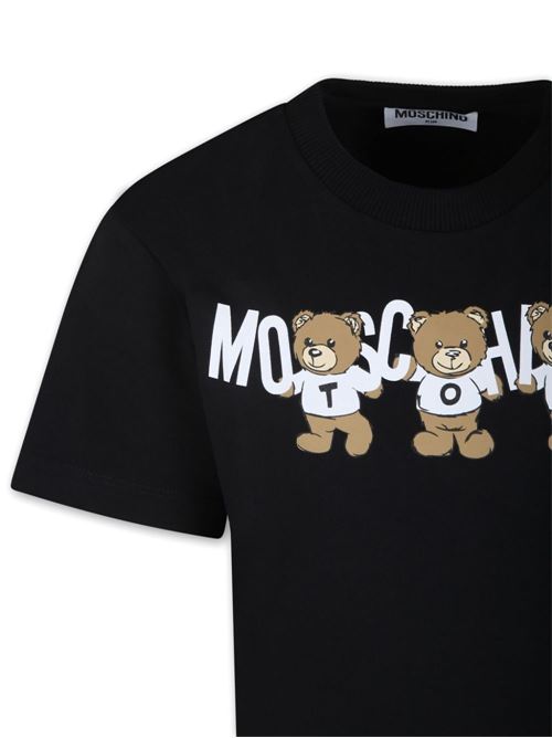 T-shirt bambino maniche corte MOSCHINO KID-TEEN | H9M03RLAA1060100